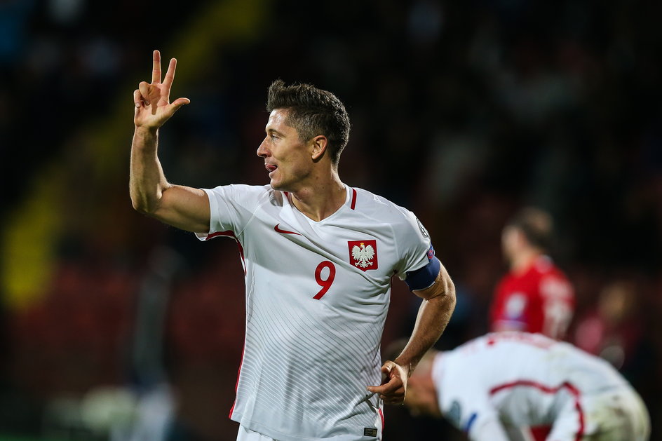 50. gol Lewandowskiego w reprezentacji Polski - hat-trick z Armenią