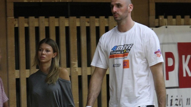 Marcin Gortat i Anna Kociuga