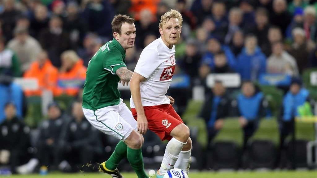 Irlandia - Polska 2:0/Glenn Whelan i Daniel Łukasik