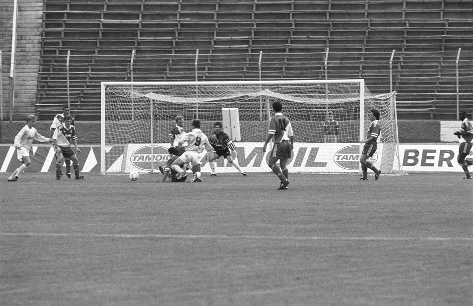 Mecz z AS Monaco w Lubinie, 16 września 1992 r.