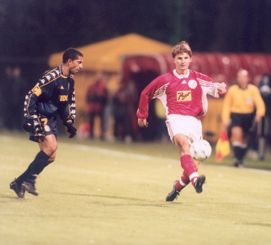 Marek Citko w czasach gry w Widzewie