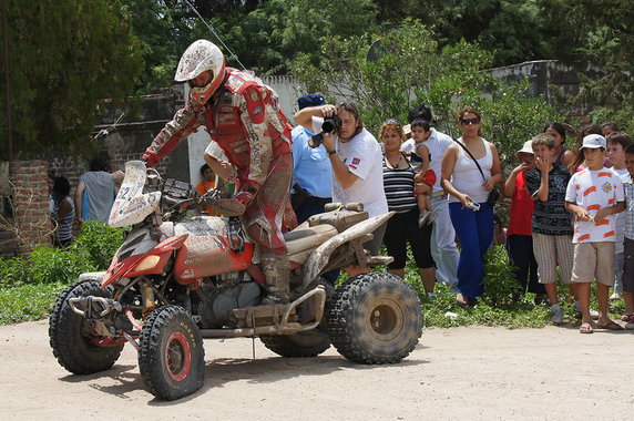 Rafał Sonik Dakar 2010 (fot. Jacek Bonecki, ATV Polska)