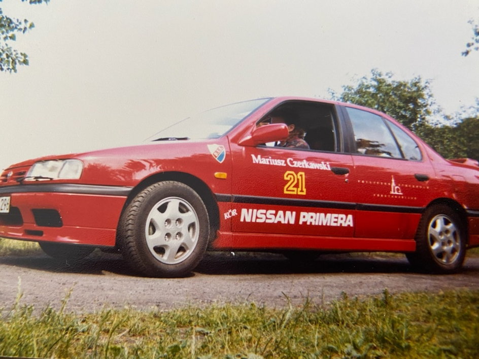 Nissan Primera Mariusza Czerkawskiego.