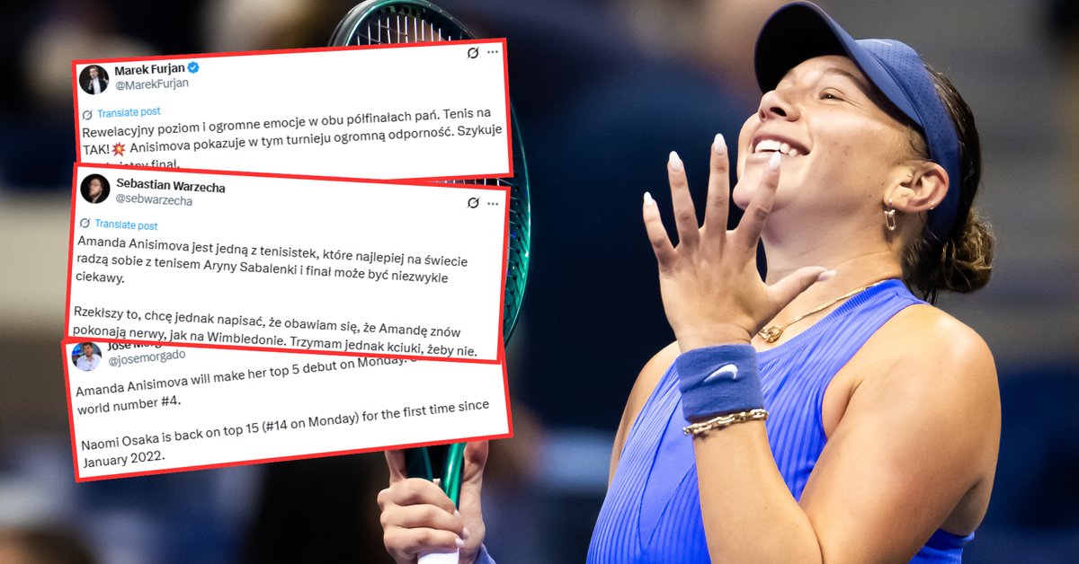 Już wydali wyrok przed finałem Aryna Sabalenka – Amanda Anisimova w US Open