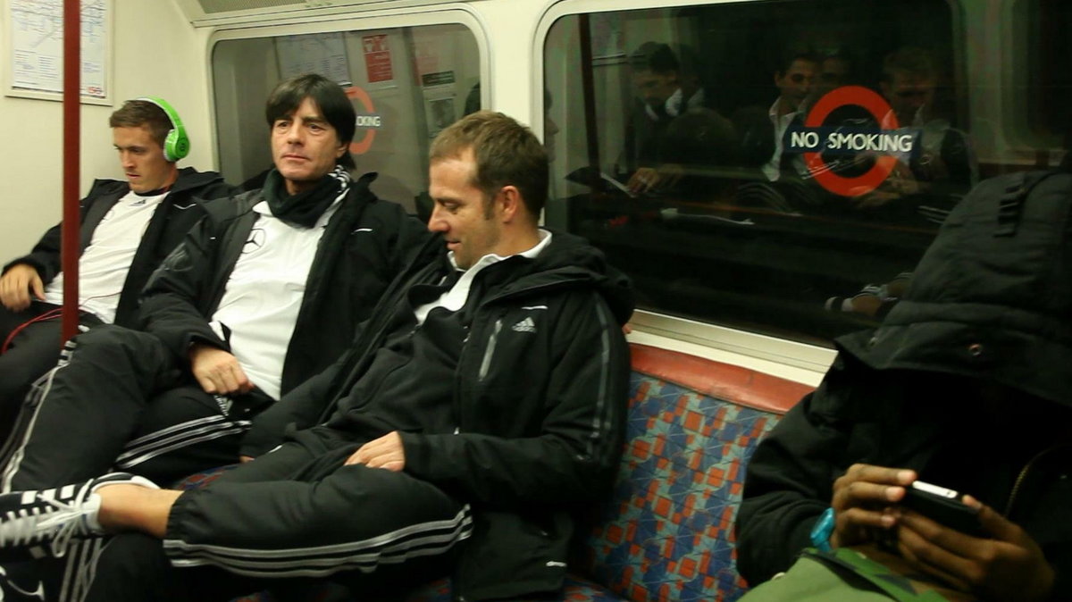 Reprezentacja Niemiec w londyńskim metrze