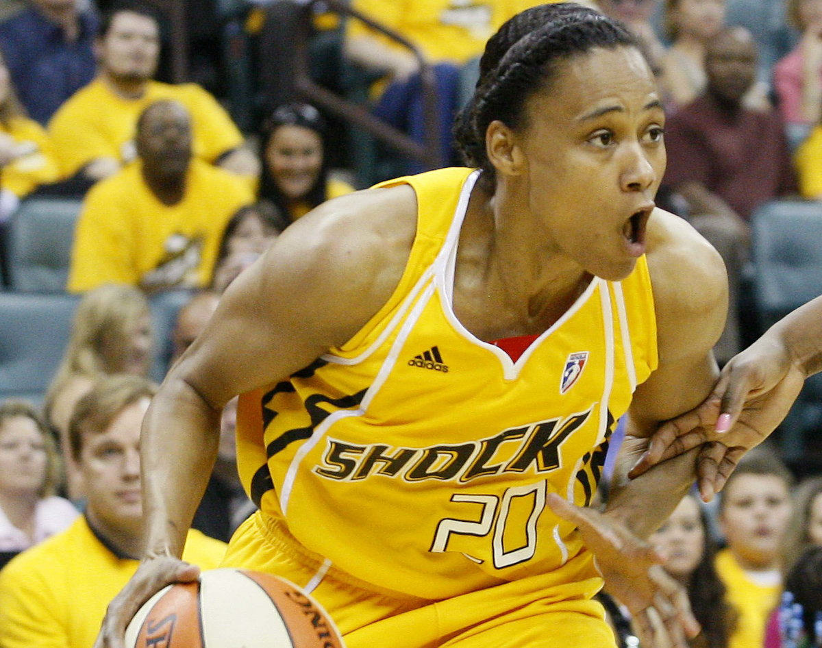 Marion Jones gra obecnie w lidze WNBA w ekipie Tulsa Shock