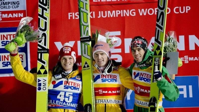 Severin Freund, Thomas Morgenstern i Anders Bardal