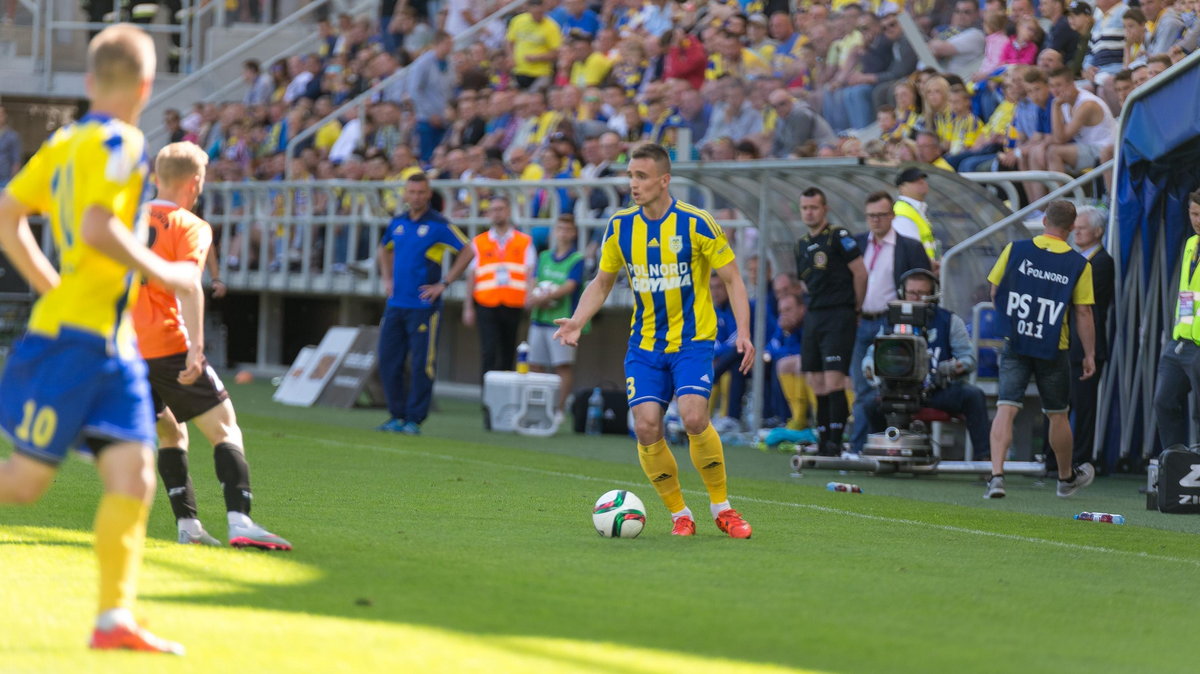 Pilka nozna. I Liga. Arka Gdynia - Chrobry Glogow. 05.06.2016