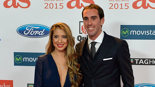 Diego Godin i  Sofia Herrera