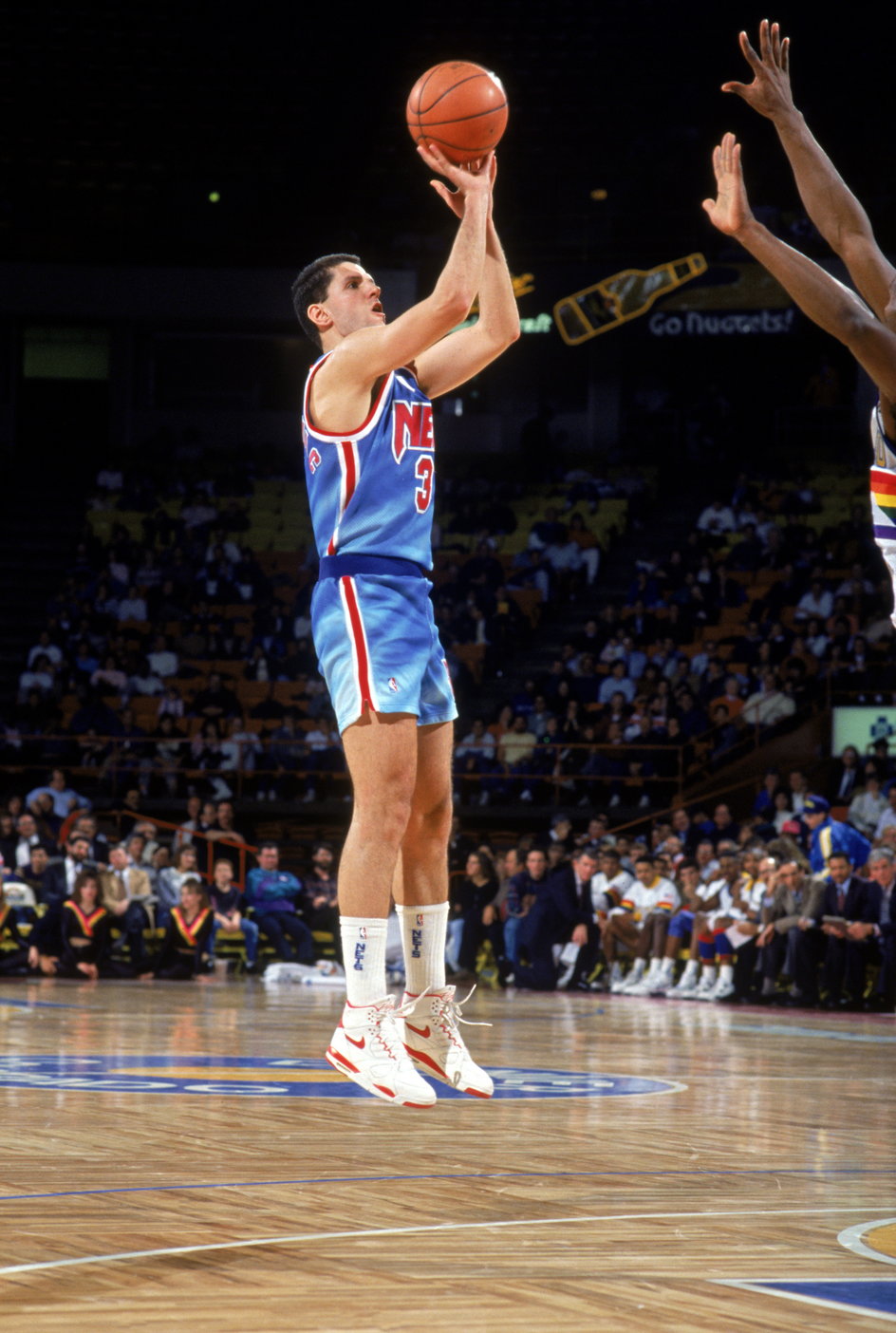 Drażen Petrović w barwach New Jersey Nets (1990 r.)