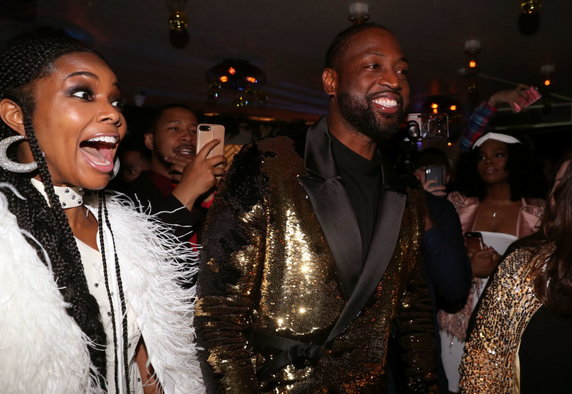 Dwyane Wade z żoną Gabrielle Union