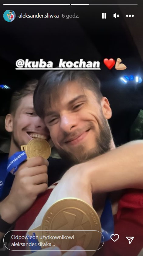 Jakub Kochanowski i Aleksander Śliwka ze złotymi medalami