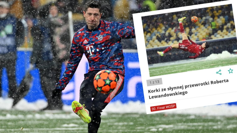 Robert Lewandowski wsparł WOŚP