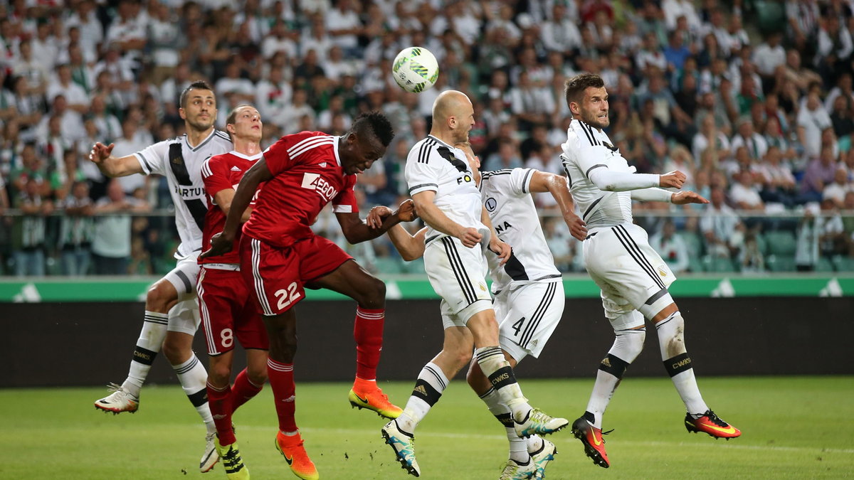 Pilka nozna. Liga Mistrzow. Legia Warszawa - AS Trencin. 03.08.2016