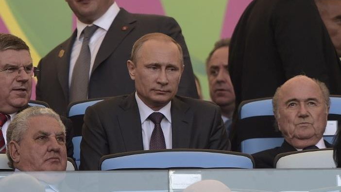 Władimir Putin i  Joseph Blatter