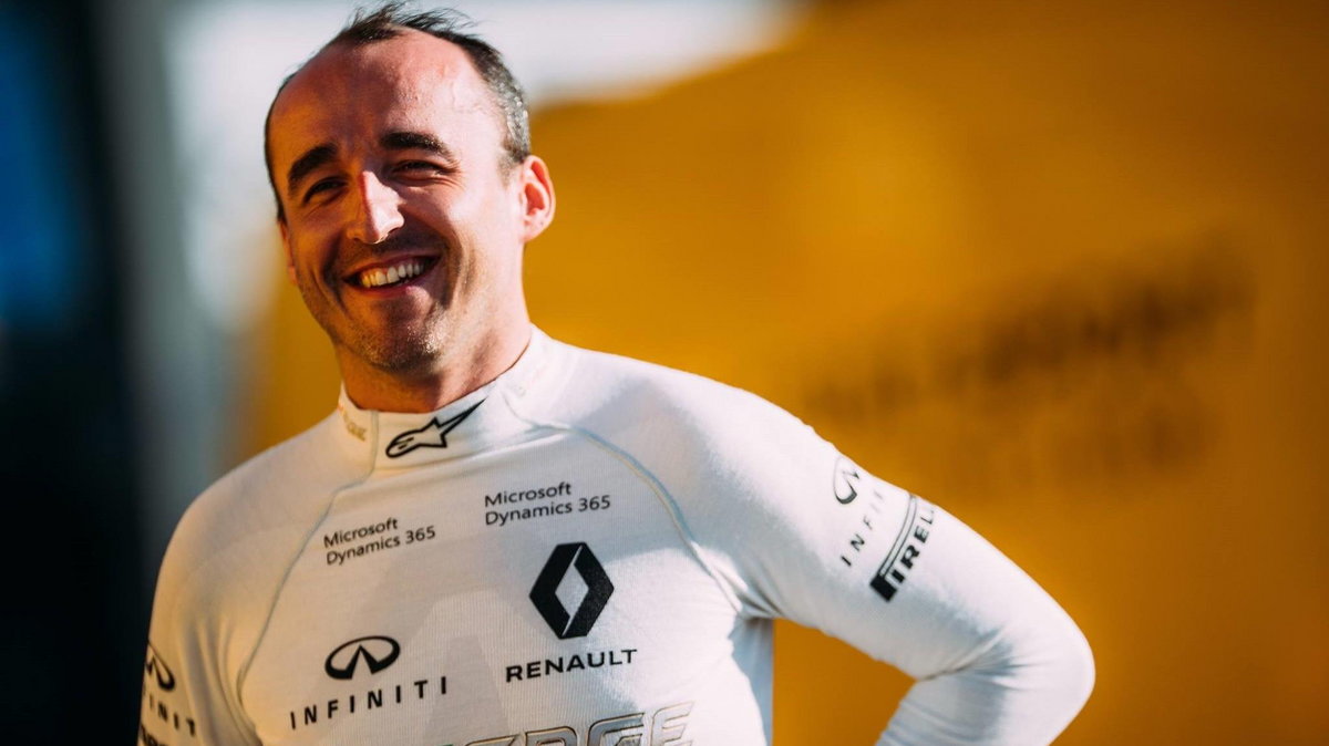 Robert Kubica testy Renault Formula 1