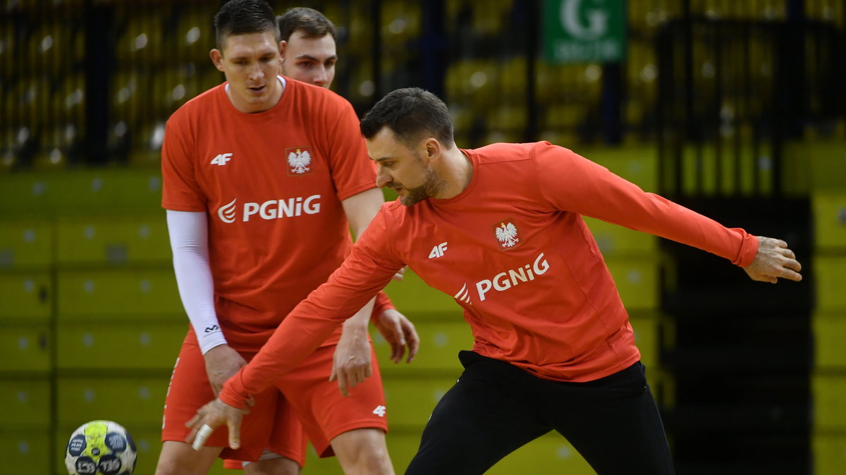 Trener reprezentacji Polski w piłce ręcznej Piotr Przybecki Łukasz Gierak