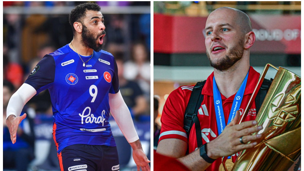 Earvin N'Gapeth i Bartosz Kurek