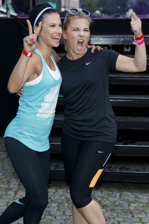 Anna Lewandowska i Katarzyna Bujakiewicz