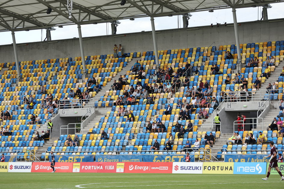 Stadion Arki podczas meczu z Bruk-Betem Termalicą Nieciecza