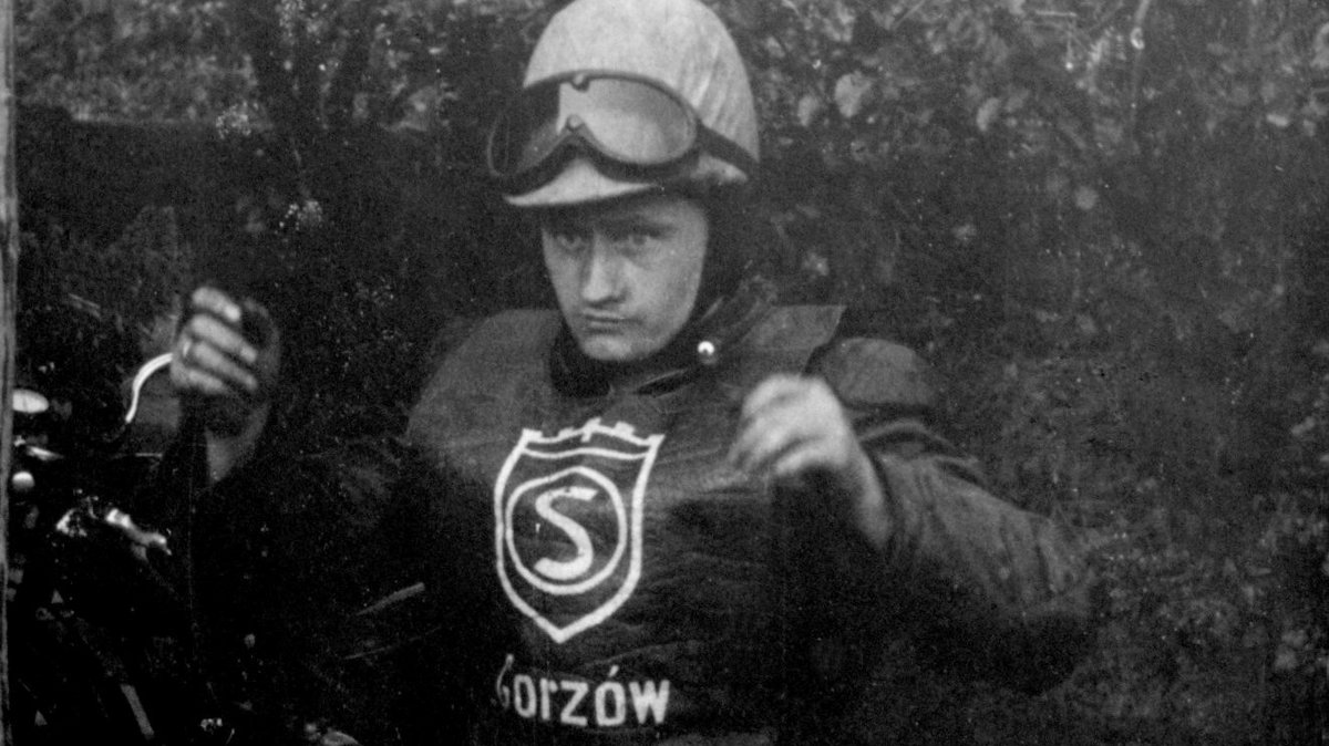 Antoni Kowalski w barwach Stali Gorzów w 1956 roku