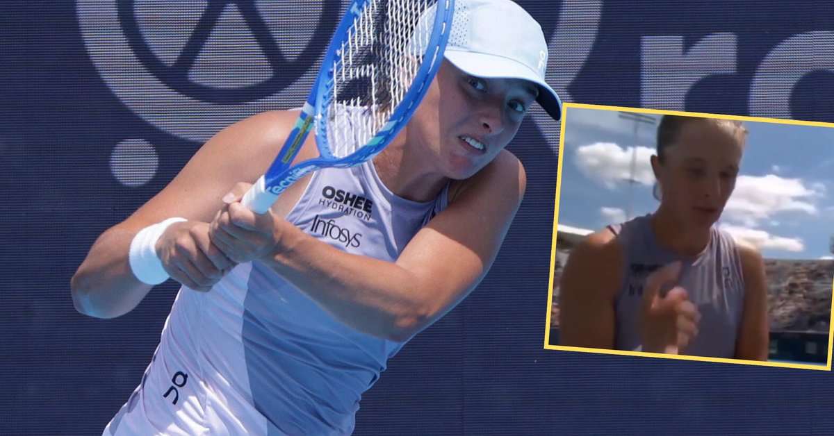 Fani zachwyceni tym, co zrobiła Iga Świątek. "Pokazała Danielle Collins"