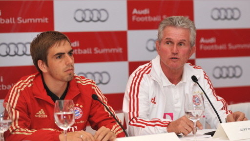 Philipp Lahm (L)