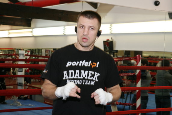 Trening Tomasza Adamka