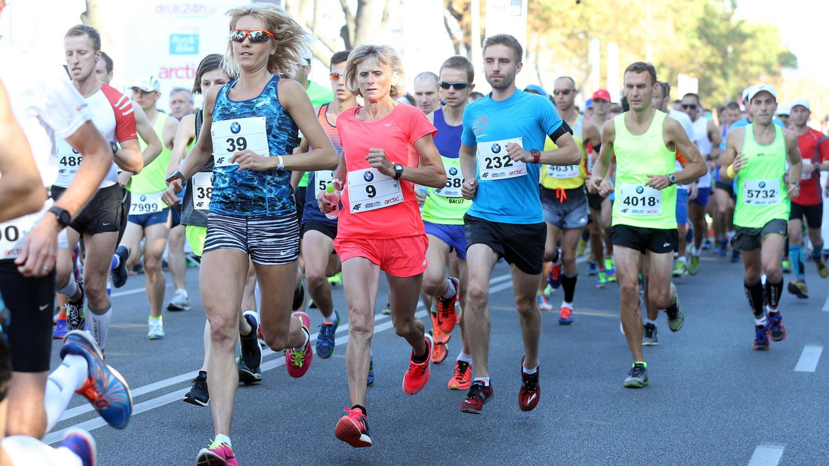 Edyta Lewandowska (nr 39) startowała w tym sezonie m.in. w BMW Półmaratonie Praskim