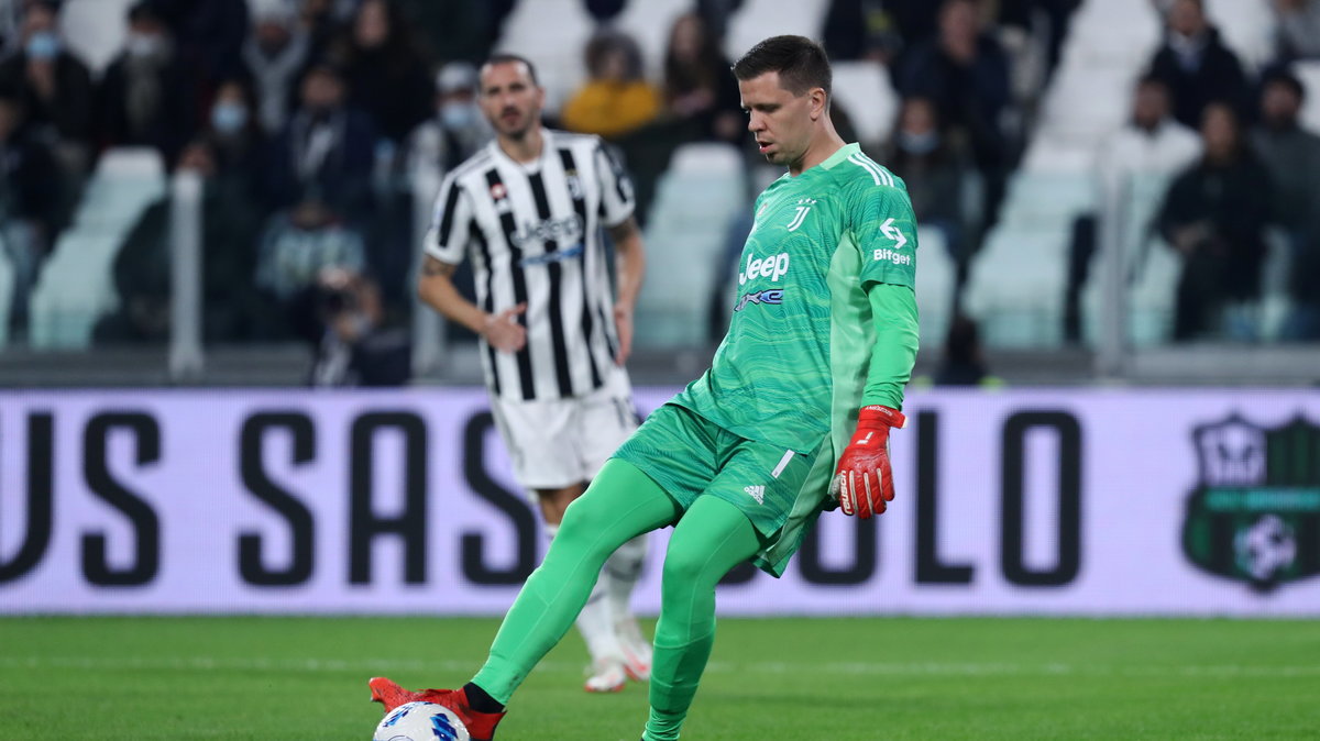 Wojciech Szczęsny w meczu z AS Roma