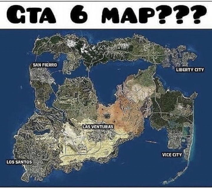 Mapa GTA VI