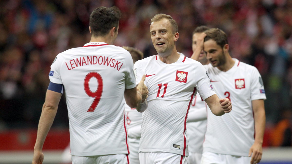 08.10.2017 POLSKA - CZARNOGORA ELIMINACJE MISTRZOSTW SWIATA FIFA 2018 PILKA NOZNA