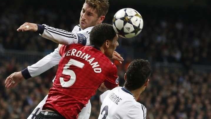 Real Madryt - Manchester United/Sergio Ramos i Rio Ferdinand