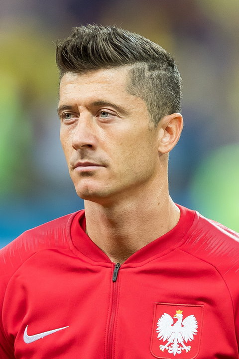 Robert Lewandowski w 2018 roku