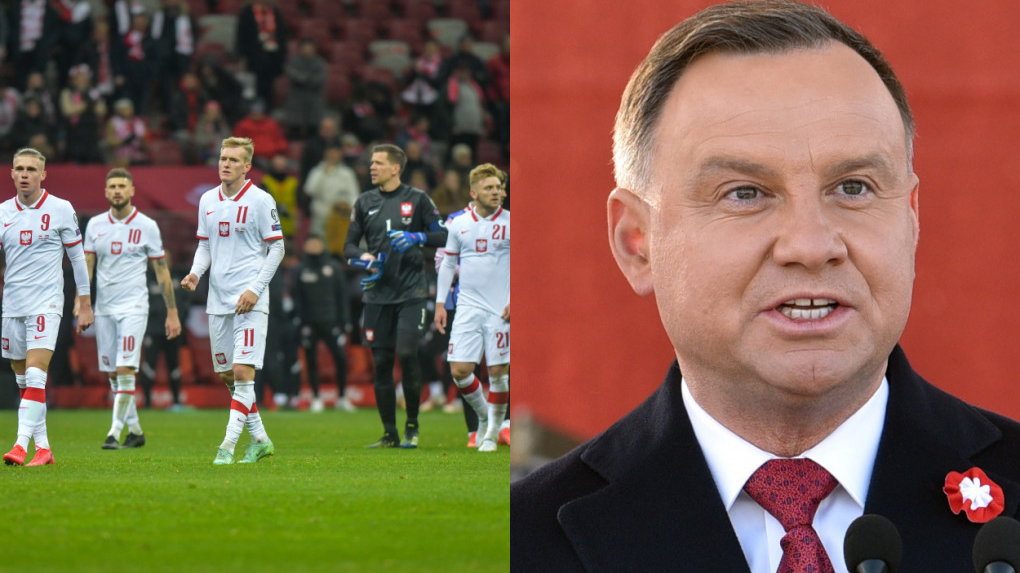 Reprezentacja Polski w meczu z Węgrami i Andrzej Duda