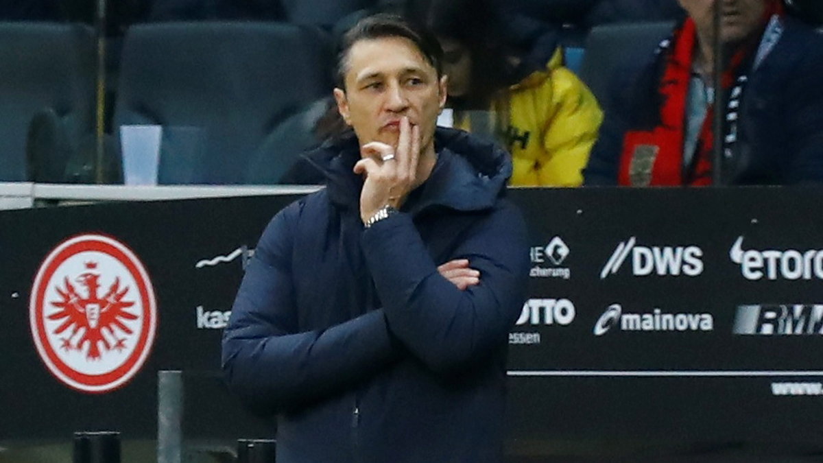 Niko Kovac w meczu z Eintrachtem