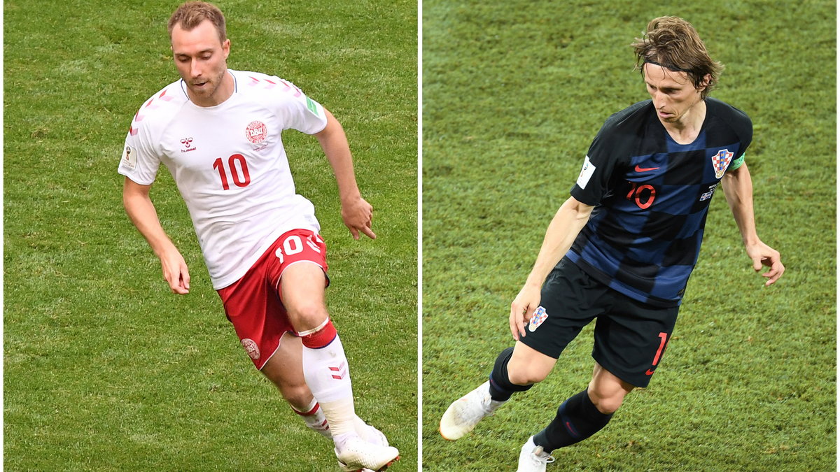 Christian Eriksen i Luka Modrić