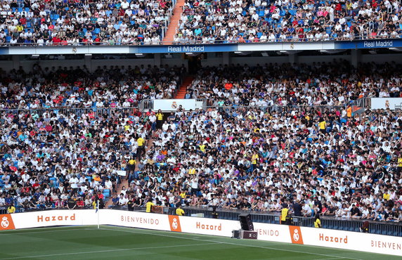 Kibice na Santiago Bernabeu