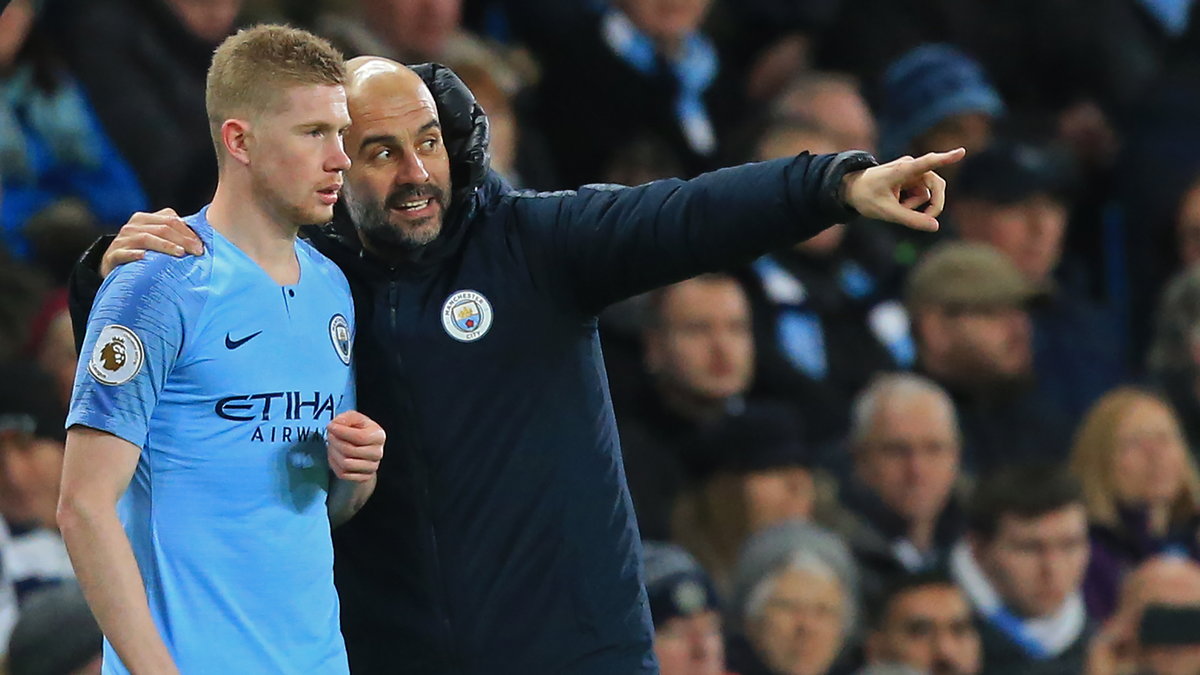 Pep Guardiola i Kevin de Bruyne