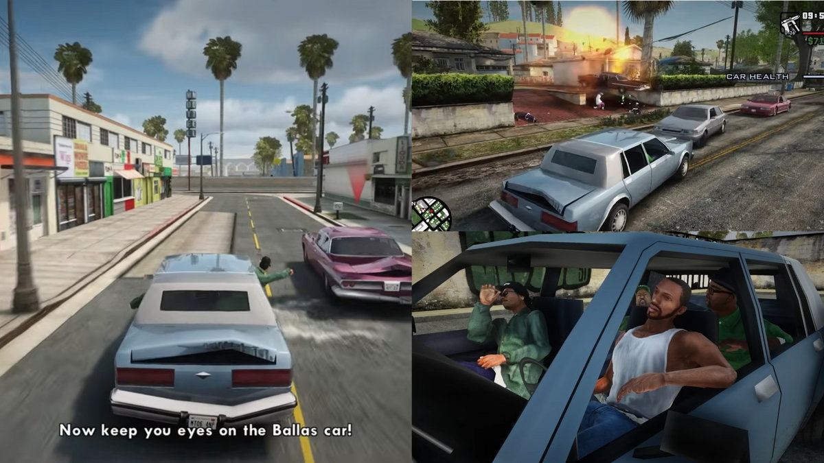 GTA: San Andreas na silniku Unreal Engine 5