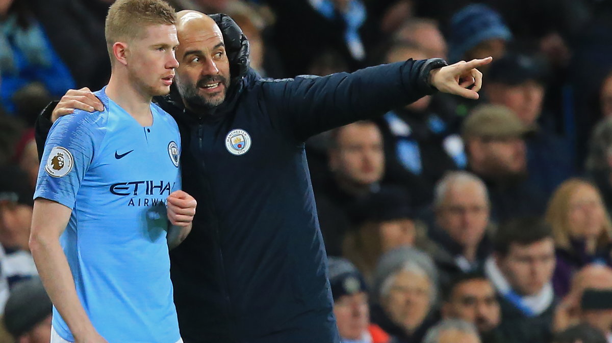 Pep Guardiola i Kevin de Bruyne