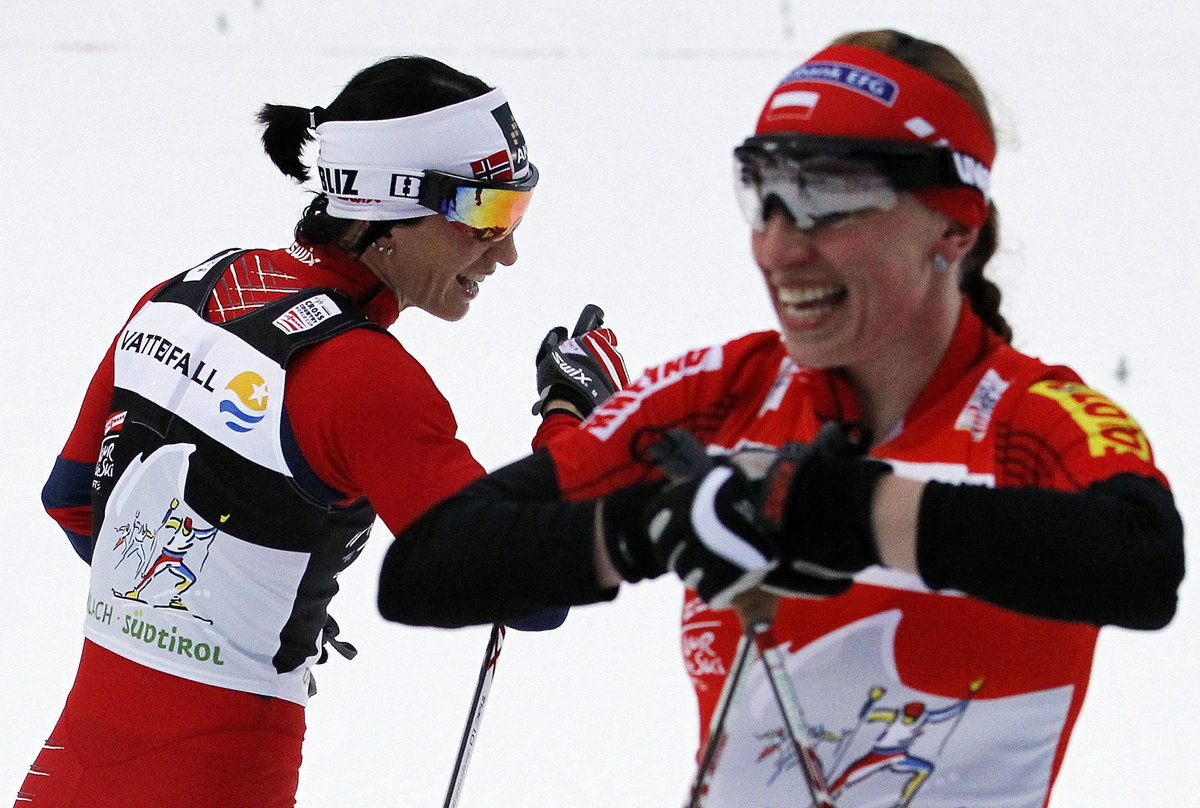 Marit Bjoergen i Justyna Kowalczyk