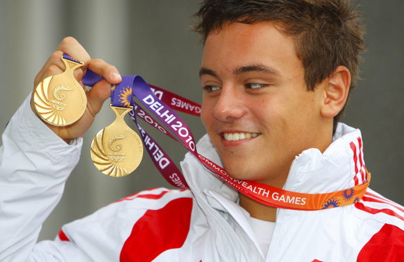 Tom Daley w 2010 roku Chris Ison - PA Images