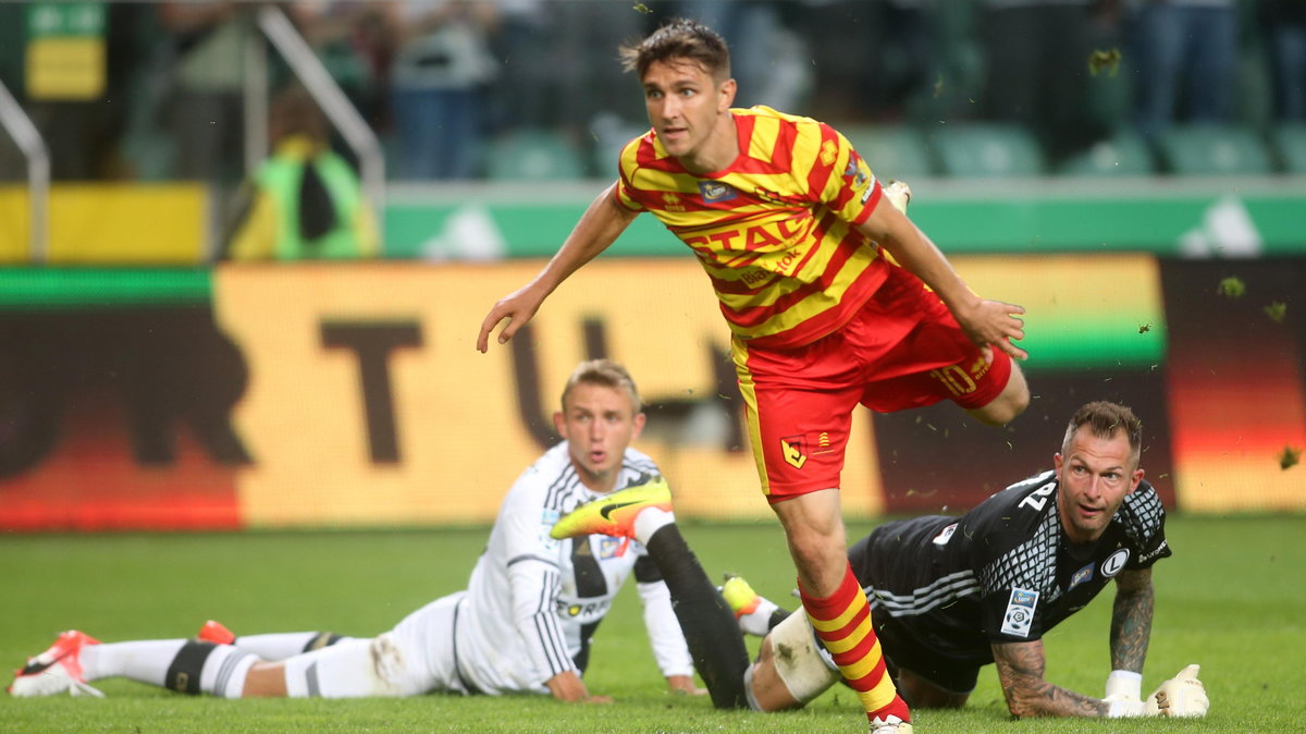 Pilka nozna. Ekstraklasa. Legia Warszawa - Jagiellonia Bialystok. 16.07.2016