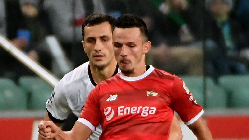 PIŁKA NOŻNA EKSTRAKLASA LEGIA WARSZAWA LECHIA GDAŃSK  (Tomasz Jodłowiec Rafał Wolski)