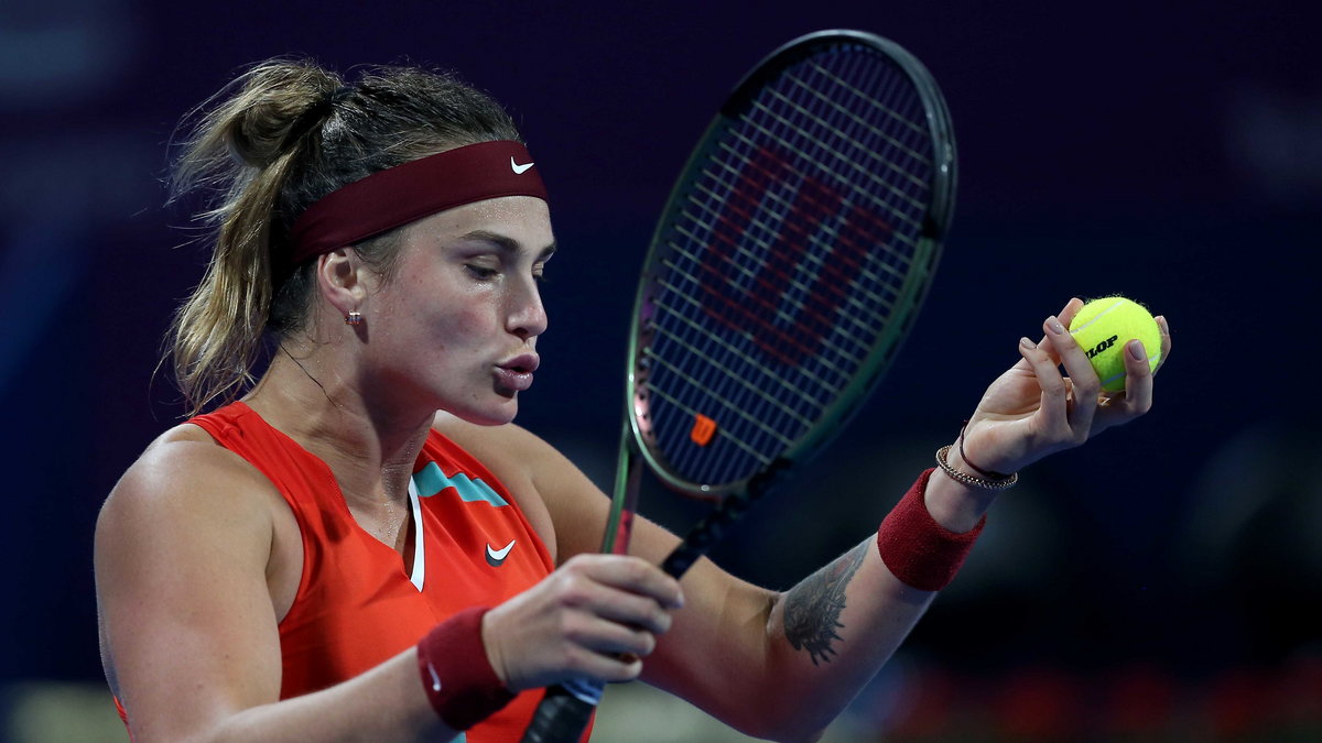 Aryna Sabalenka podczas turnieju rangi WTA