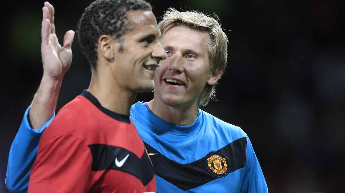 Tomasz Kuszczak (P) i Rio Ferdinand