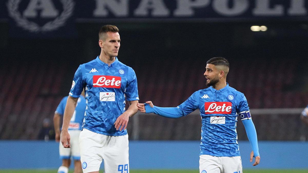 Arkadiusz Milik i Lorenzo Insigne 