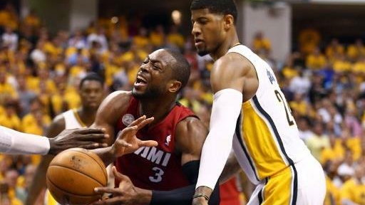 Dwyane Wade i Paul George 