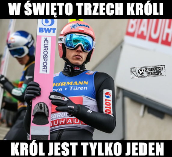 Dawid Kubacki wygrał Turniej Czterech Skoczni - memy